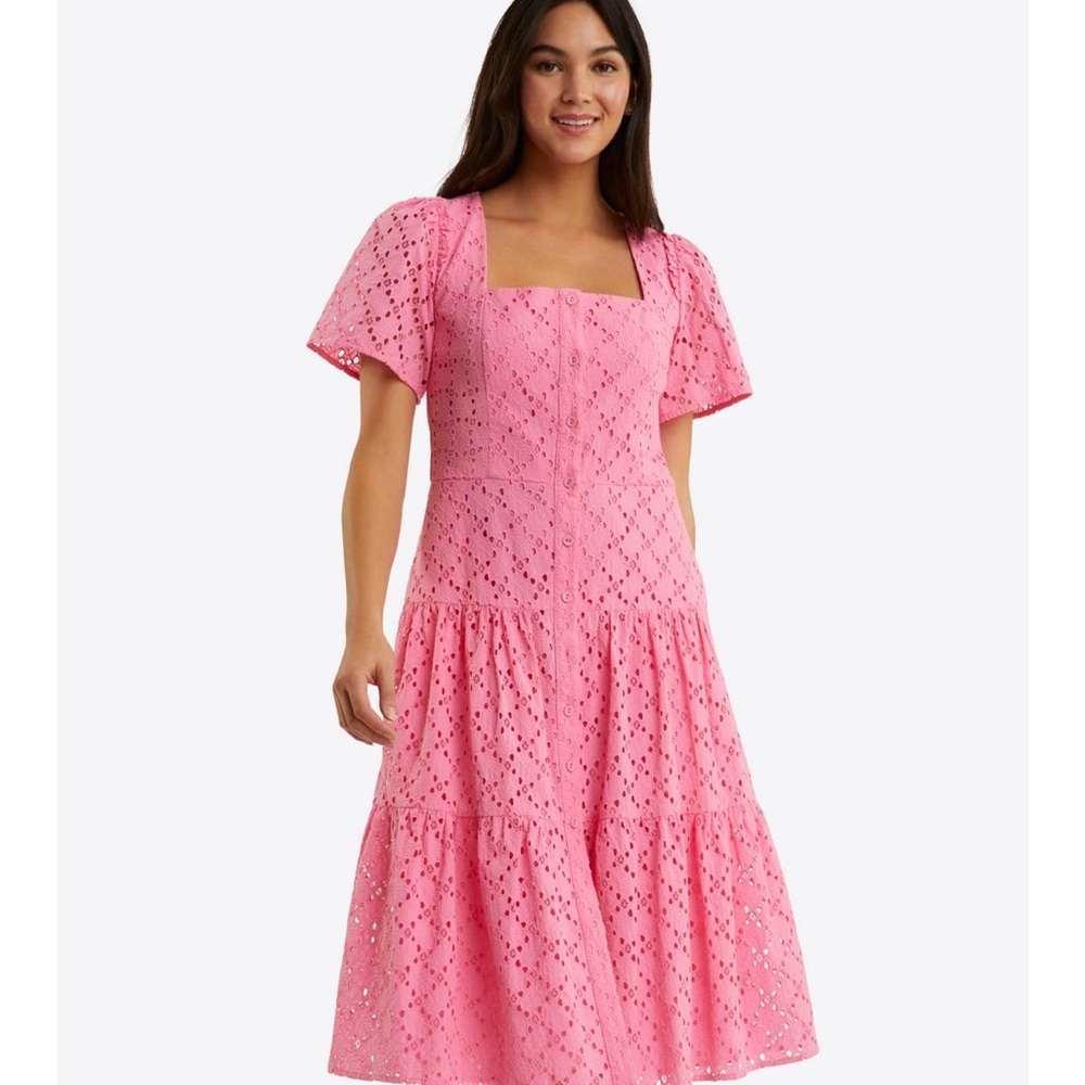 Draper James - Caitlyn Midi Dress in Eyelet NWT